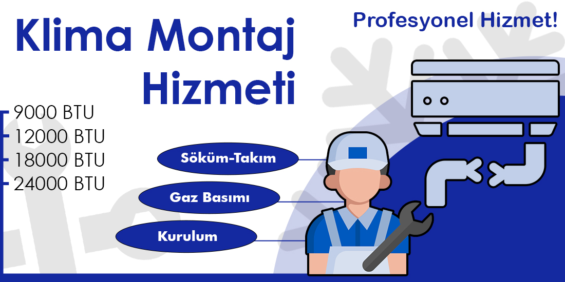 İzmir Klima Montaj Hizmeti