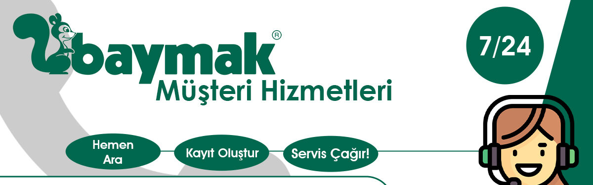 Baymak Müşteri Hizmetleri Bayraklı